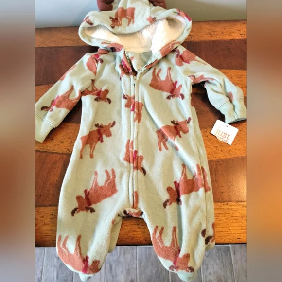 NWT-Carter's-Baby Boy-Fleece Infant Pajama Bundle-Multi-Color-Size NB & 3 Months - Picture 7 of 7